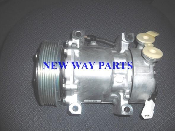 Buy cheap SD6V12 compressor Citroen Peugeot 206 9635587780 from wholesalers