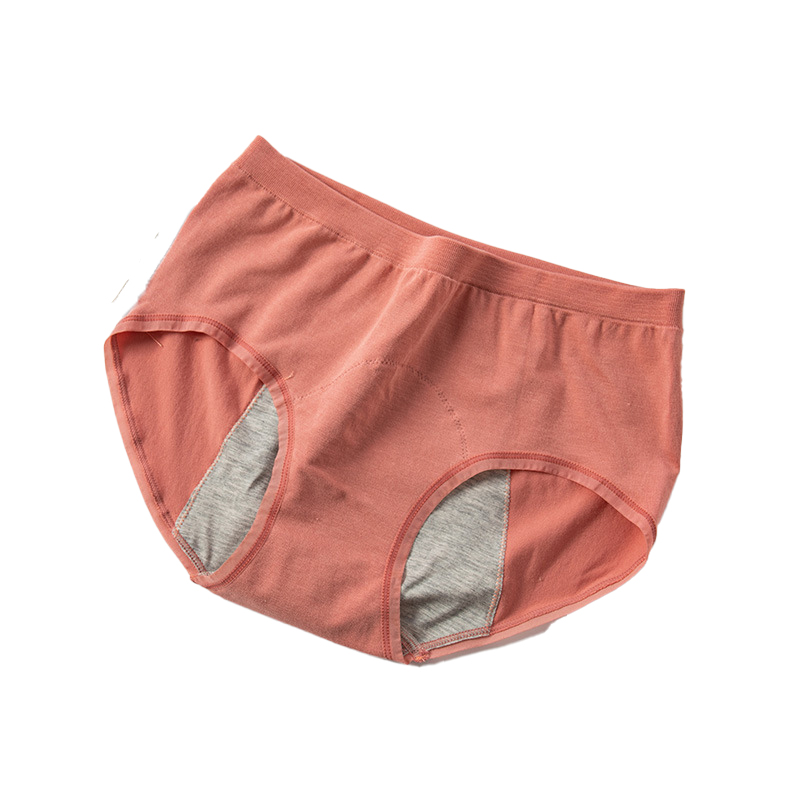 High Cut Women Cotton Panties Plain Dyed Multi Color Seamless