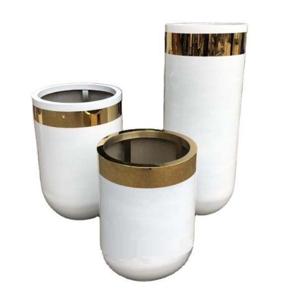 Buy cheap Indoor reactive glaze flower pots outdoor glazed planters from wholesalers