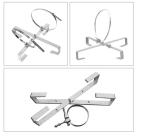 Hot Dip Galvanized Steel OPGW Cable Fittings , Fiber Cable Storage Bracket