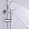 Buy cheap Thermostatic Single Handle Round Shower Set Brass Body Chrome Finished from wholesalers