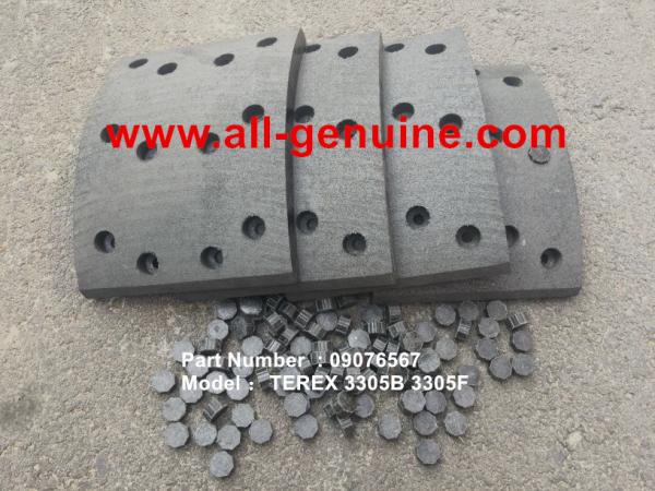 Buy cheap TEREX 09076567 LINING KIT NHL DUMP TRUCK TR35 TR50 TR60 TR100 3305B 3305F 3303 3307 TR45 TR70 MT4400 from wholesalers