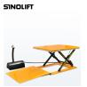 Buy cheap 1000kg Low Profile Electric Hydraulic Scissor Lift Table With Aluminum Safety Bar from wholesalers