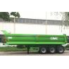 Buy cheap 3axles Hydraulic Dump Truck Tipping Semi Trailer 137500 to 26000*2500to2550 height from wholesalers