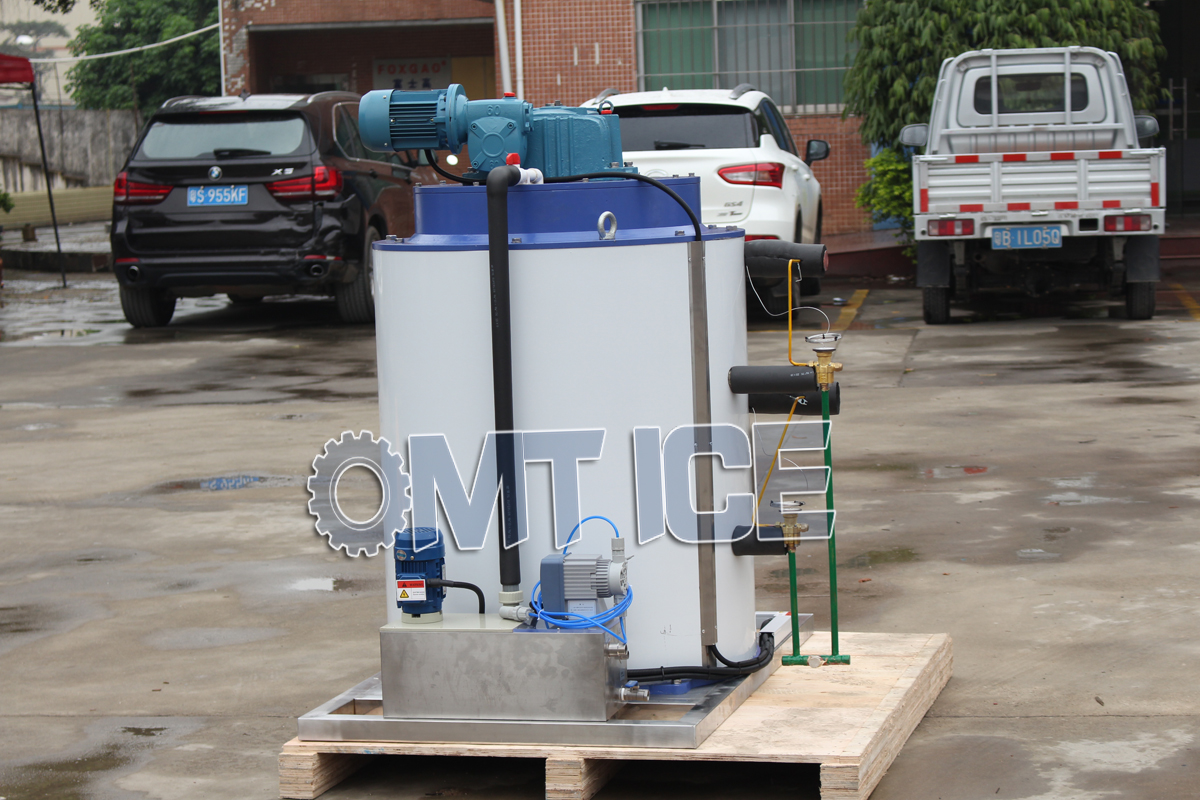 Automatic Freshwater Flake Ice Machine Air Cooled 5 Ton Flake Ice Machine