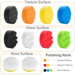 11PCs Electric Drill Brush Household Cleaning