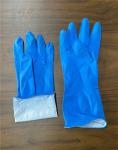 M 70g Blue Color Tensile Kitchen Cleaning Gloves For Table