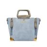 Buy cheap 2016 new women's fashion spell color Korean Metal Boston handbag shoulder Messenger Bag from wholesalers
