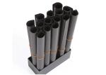 One Side Coated Thin 110gsm Black Paper Roll / sheet for Shopping bag