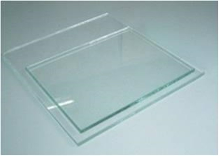 Decorative Clear Float Glass 4mm 6mm Thickness With Natural Corner / Grind Corner