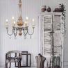 Buy cheap Wood chandeliers lighting french bedroom suspended lights(WH-CI-118) from wholesalers
