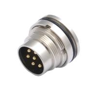 Buy cheap IP67 IP68 Watertight Cable Black Waterproof 8 Pin Round Connector product