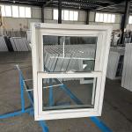 European Style Sliding Double Hung Vinyl Windows Tinted Vinyl Frame Windows