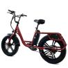 Buy cheap Rear Hub Motor Electric Cargo Bike 24 Inch Fat Tire Cargo Ebike 7 Speed 48V 500W / 750W from wholesalers