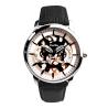 Buy cheap Classic Mens Genuine Leather Round Watch Waterproof Automatic Watch from wholesalers
