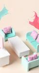Mini Montessori Wooden Girls Bedroom Toys With No Burr