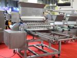 12 Nozzles Biscuit Depositor For Cupcake , Industrial Bakery Depositor Machines