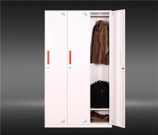 Buy cheap Metal Employee Staff 3 Doors CE Steel Locker Cabinet from wholesalers