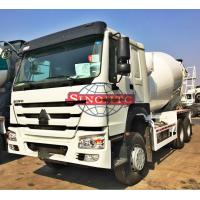 Buy cheap 6x4 Concrete Transport Truck HW76 With A / C Cabin 10m3 Drum Volume product