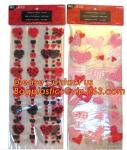 Decorative Candy Cello Bag Valentine's Day Clear Plastic Treat Bag,valentine's