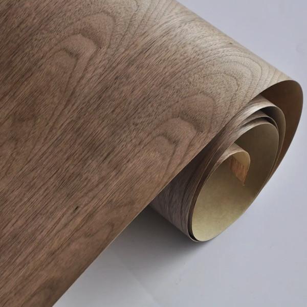 Buy cheap Craft Paper Backed Veneer FSC Natural Walnut Sheets For Cosmetic Packaging from wholesalers