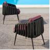 Buy cheap Contemporary Outdoor Coffee Table And Woven Rope Chair Set For Hotel Leisure from wholesalers