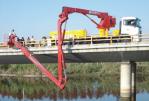 Boom Type Under Bridge Inspection Equipment Dongfeng Chassis 6x4 245HP / 270HP