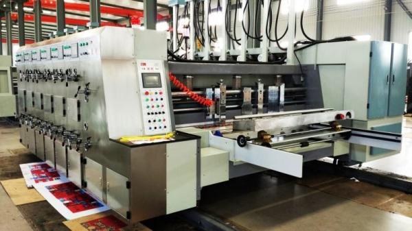 Efficient Flexo Printer Slotter , Digital Flexo Printing Machine For Corrugated