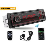 Buy cheap Real Time Clock Android Auto Single Din MP3 Car Radio BT 5.0 Physical Touch product
