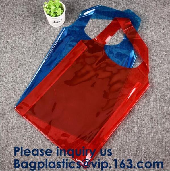 Buy cheap Clear Purple Trendy Shopping Bag,Folding PVC Tote Bag,Waterproof PVC Shopping Shoulder Bag, BAGEASE, BAGPLASTICS from wholesalers