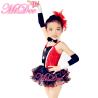 Buy cheap Children'S Dance Clothes Black Red Sequin Tutu Skirt For Solo Performance from wholesalers