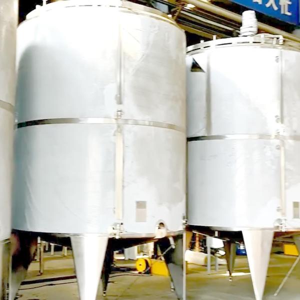 Buy cheap SUS316L Paddle Agitator Dairy Stainless Steel Tanks Legs Adjustable from wholesalers
