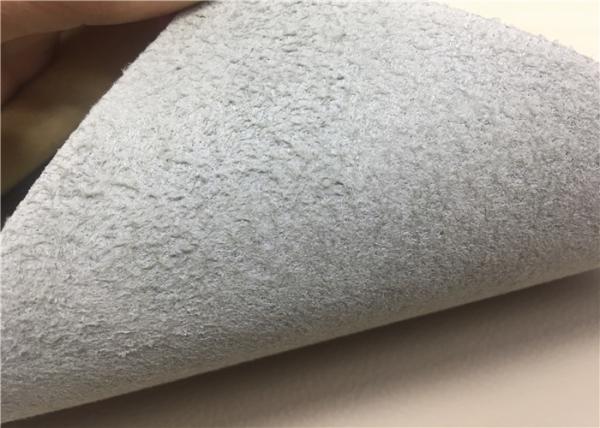 Buy cheap Nonwoven PU + Nylon Car Leather Fabric Beige Color Fire Resistance from wholesalers