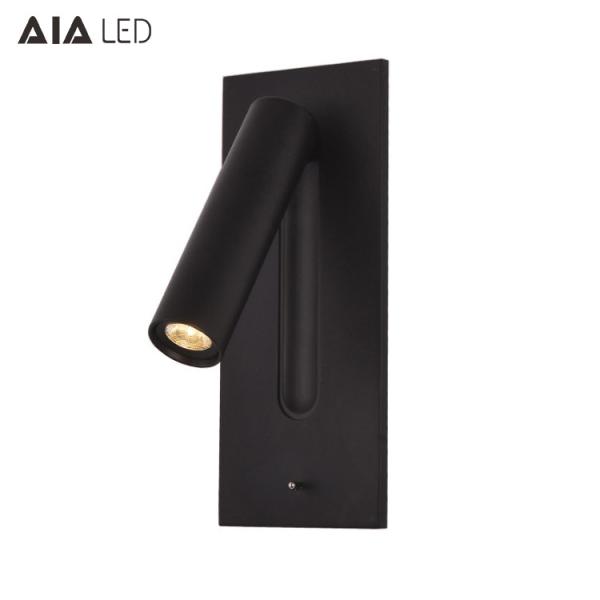 Adjustable stainless steel flexible LED headboard reading light modern aluminum