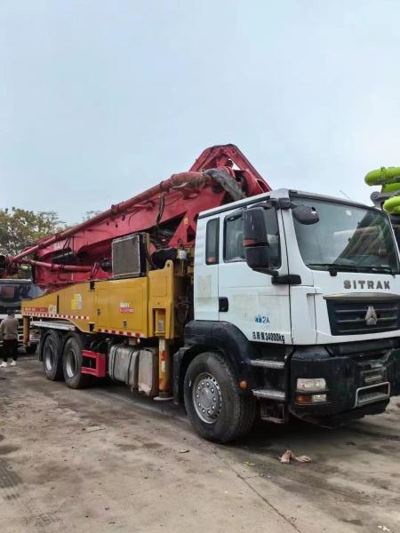 Buy cheap Stable Working 49m Concrete Pump Trucks High Strength With SY National Five Emission from wholesalers