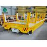 Buy cheap Cable Reels Powered Aluminum Coil Plant Steel Railway Flat Transfer Car With V Support Bracket from wholesalers