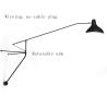 Buy cheap Nordic Designer Geometry Rotatable Reading Wall Light Living Room Study Long Arm Wall Light(WH-OR-236) from wholesalers