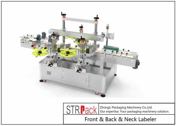 Buy cheap 180pcs/Min Bottle Labeling Machine For Front Back Neck Surface Three Stickers from wholesalers
