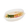 Buy cheap 26OZ Eco Friendly Biodegradable Container Sugarcane Bagasse Takeaway Oval Bowl from wholesalers