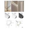 Buy cheap IP20 LED Corner Aluminium Profile Channel For Led Strip Light from wholesalers