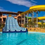 Resort Outdoor Adult And Kids Swimming Pool Water Play Slide Equipment