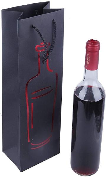 Buy cheap Single Bottle Personalized Wine Gift Bags For Weddings Birthdays Dinner Party from wholesalers