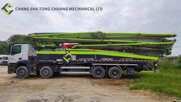 Buy cheap Zoomlion Heavy Industry Second Hand Concrete Pump Truck 59m Zlj5442thbbe 59x-6rz from wholesalers