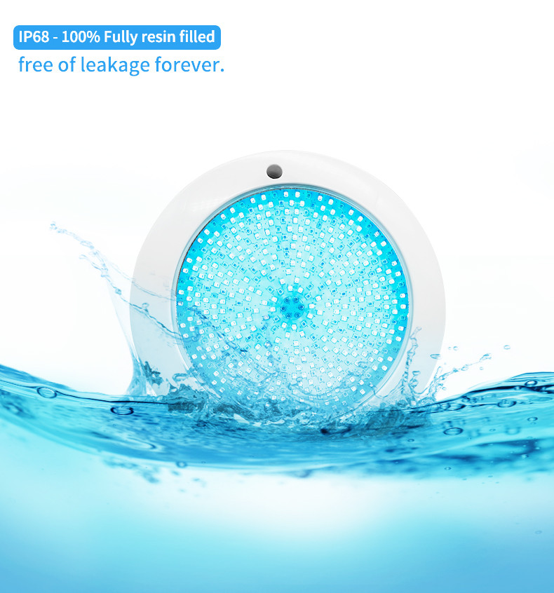 50000h Lifespan Wall Mounted RGB LED Pool Light IP68 18W/24W/36W