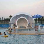 New Design outdoor luxury camping PVC living room glamping dome resort tent