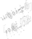 PC50MR-2 9086 Belparts Excavator Main Pump For Komatsu Hydraulic Pump 708-3S
