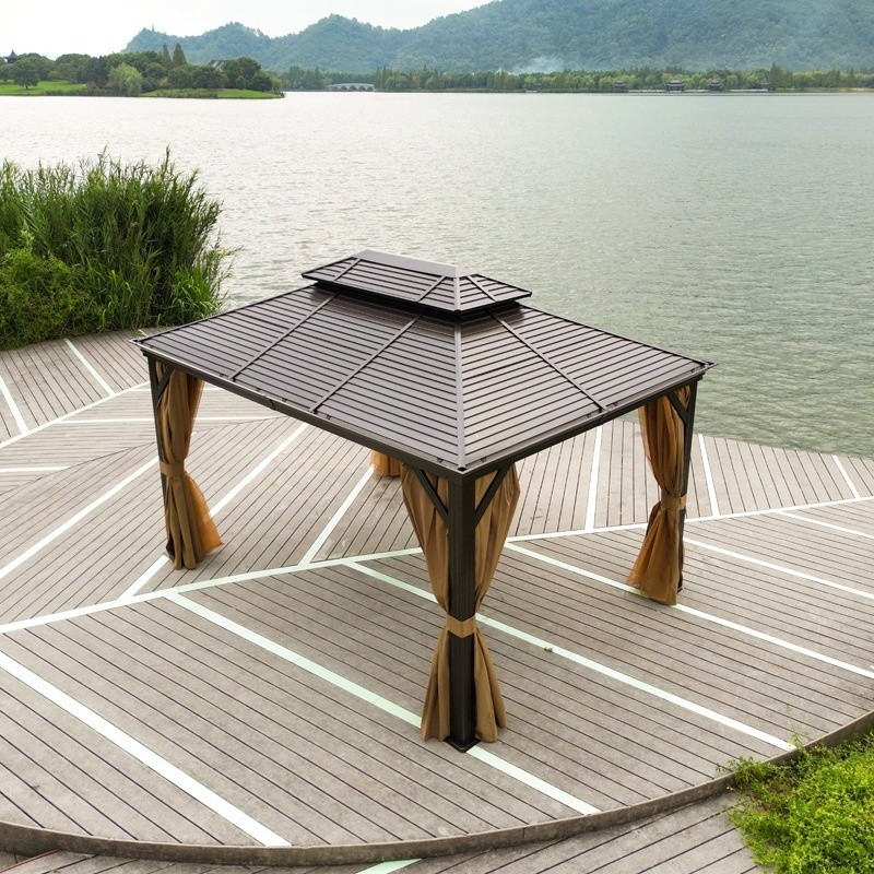 Elegant Metal Gazebo With Sides Your Perfect Outdoor Haven