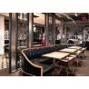 Buy cheap Solid Wood L Shaped Diner Booth , French Style Luxury Banquette Bench Seating Dining from wholesalers