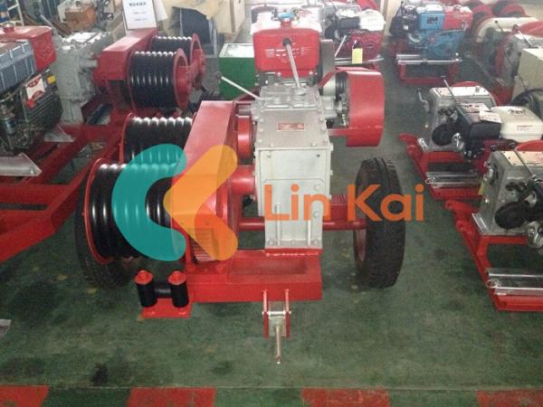 Buy cheap 300mm Drum Heavy Duty Double Capstan 5t Cable Pulling Winch Trailer from wholesalers
