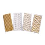 Custom Waterproof Biodegradable Kraft Paper Drinking Straws